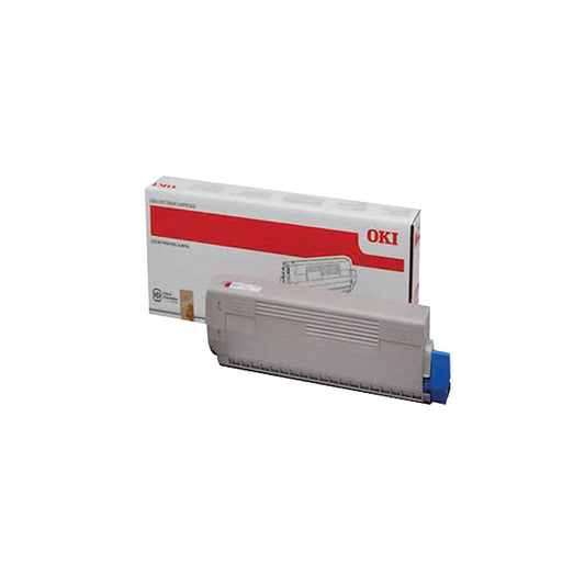 Oki Magenta Toner Cartridge (10,000 Page Capacity) 44844506
