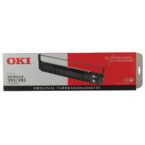 Oki Black 1630 Fabric Ribbon For Microline 393/395C 09002311