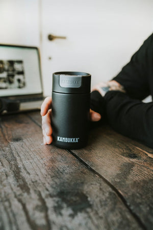 Kambukka Olympus Double Wall Tumbler Mug - Jet Black