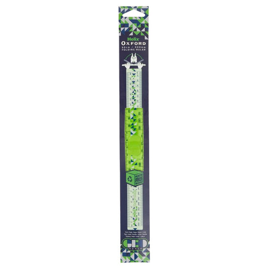 Oxford Geo Folding Ruler - 30CM (Green)