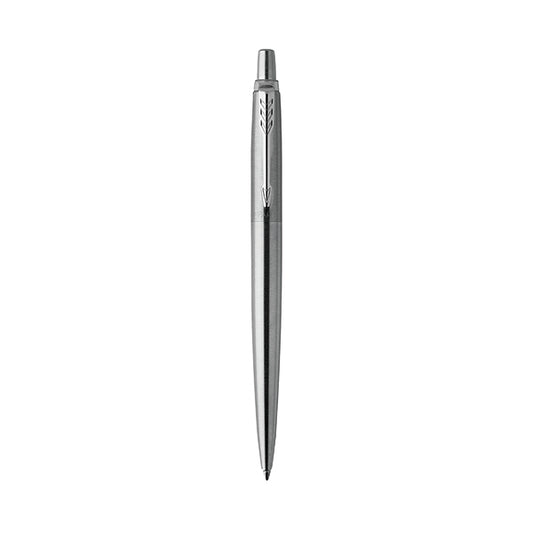 Parker Jotter Ballpoint Pen Steel with Chrome Trim Medium Blue Gift Box 1953170