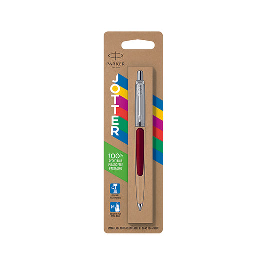 Parker Jotter Original Ballpoint Pen Medium Red Barrel Blue Ink 2096857