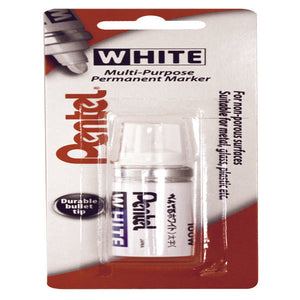 Pentel Paint Marker Bullet Tip Medium White BCX100W