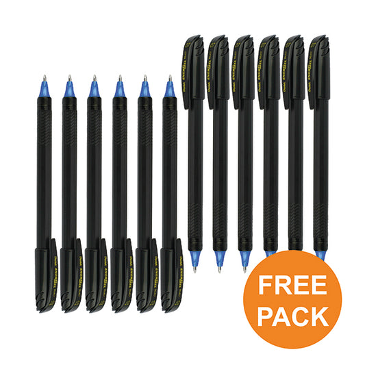 Pentel EnerGel Capstyle Eco Rollerball 0.7mm Blue (Pack of 24) 2 For 1