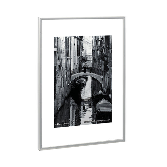 Hampton Frames Aluminium Certificate Frame A4 Silver PAAFA4B