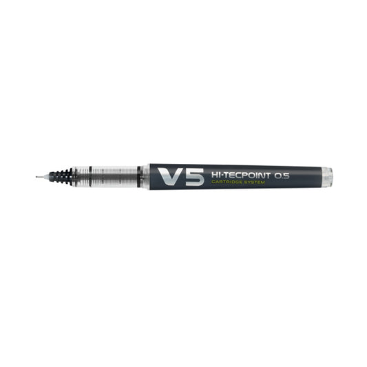 Pilot V5 Cartridge Rollerball Pen Fine Line Black (Pack of 10) 4902505442780