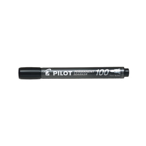 Pilot 100 Permanent Market Bullet Tip Black (Pack of 20) 3131910501268