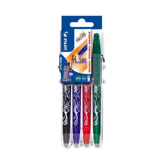 Pilot FriXion Set2Go Rollerball Pens Assorted (Pack of 4) 3131910546795