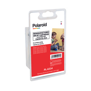 Polaroid Canon CL-513 Colour Inkjet Cartridge 2971B001-COMP