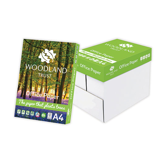 Woodland Trust A4 Office Paper 75gsm (Pack of 2500) WTOA4