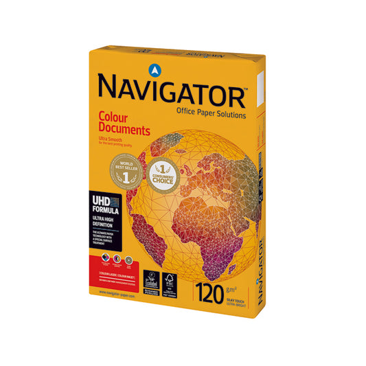 Navigator Colour Documents A4 Paper 120gsm (Pack of 250) NAVA4120