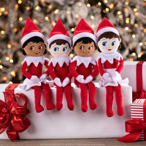 Elf Plushee Pals Snuggler Girl, Light Tone 12 Inch