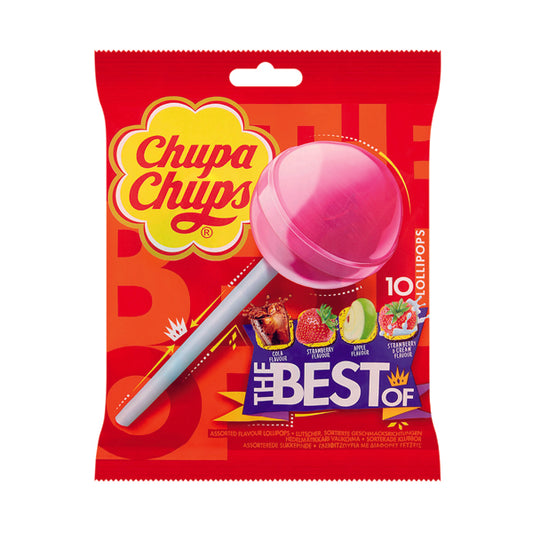 Chupa Chups The Best Of Lollipops (Pack of 10) 8401976