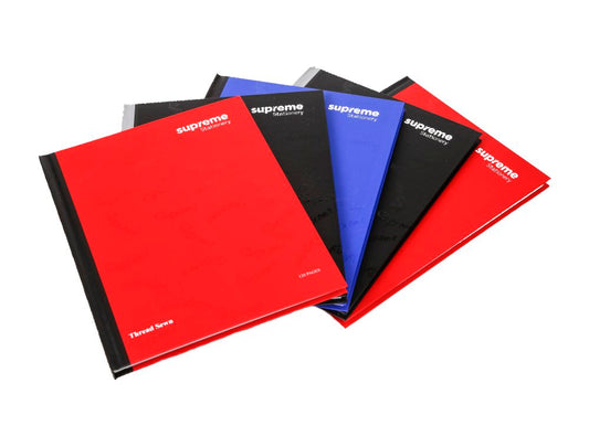 Supreme Hardback Notebook 9X7 Single