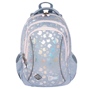 Backpack St.Right 17In Silver Cats