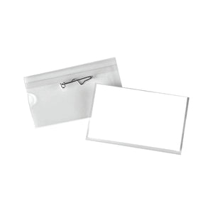 Announce Pin Name Badge 40x75mm (Pack of 100) PV00929