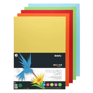 Premier Stationary A2 Rainbow Coloured Card Sheets