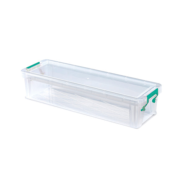 Store Stack Storage Boxes StoreStack 2.2 Litre Storage Box W370xD110xH80mm Clear RB75896