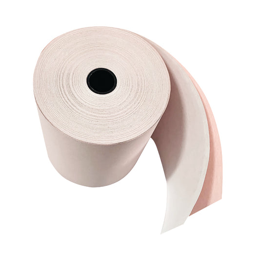 Prestige Till Rolls 2-Ply 76mm White/Pink (Pack of 20) RE05520