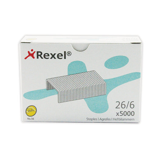 Rexel Choices No 56 Staples 6mm (Pack of 5000) 6025
