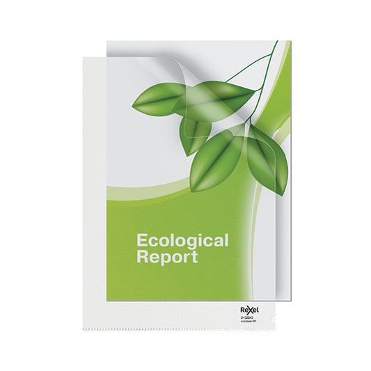 Rexel EcoDesk A4 Folders Clear (Pack of 25) 2102243