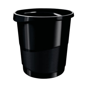 Rexel Choices Waste Bin 14 Litre Black 2115622