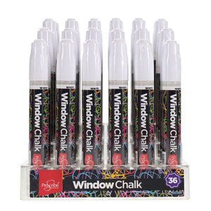 Pro:Scribe 8g Brilliant Window Chalk Marker - White
