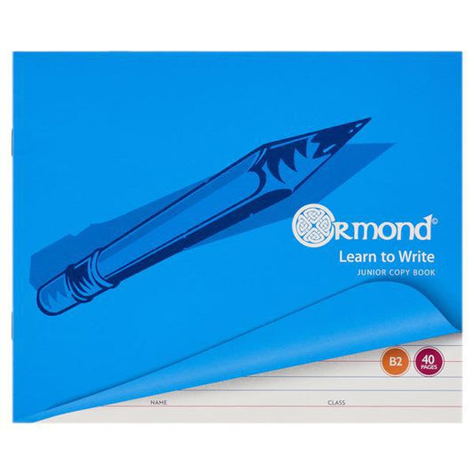 Ormond Learn To Write Copy Book - B2 (40 Pages)