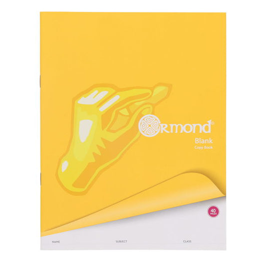 Ormond Blank Copy Book 40pg Single