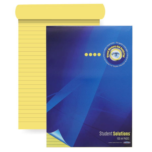 A4 100pg Visual Memory Aid Refill Pad - Yellow