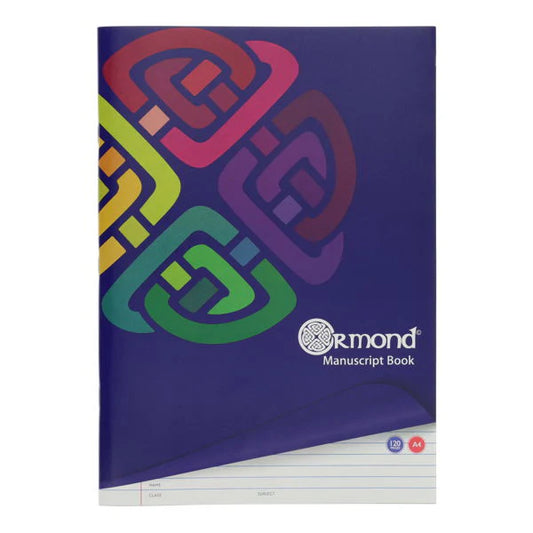 Ormond A4 Soft Cover Manuscript Book (120 Pages)