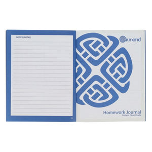 Ormond Primary Homework Journal - Blue