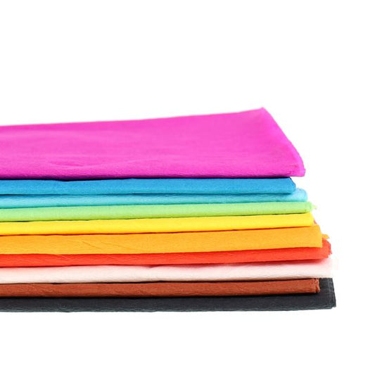 Icon Assorted (50cm x 2m) Crepe Paper - 10 Pack