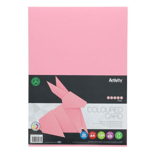 A4 160gsm Card 50 Sheets - Pink