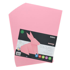 A4 160gsm Card 50 Sheets - Pink