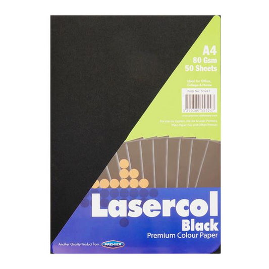 A4 Activity Paper 50 Sheets - Black