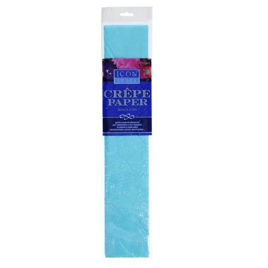 Icon Craft 17gsm Crepe Paper - Baby Blue