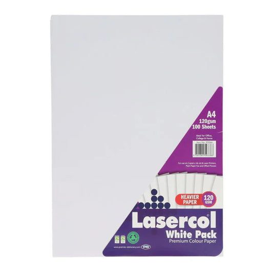 A4 120gsm Activity Paper 100 Sheets - White