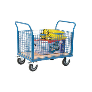 Heavy Duty Platform Truck 1000x700mm 2 End 1 Side 315629