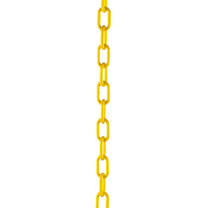 Plastic Chain 10mm Short Link 25 Metre Yellow 328275