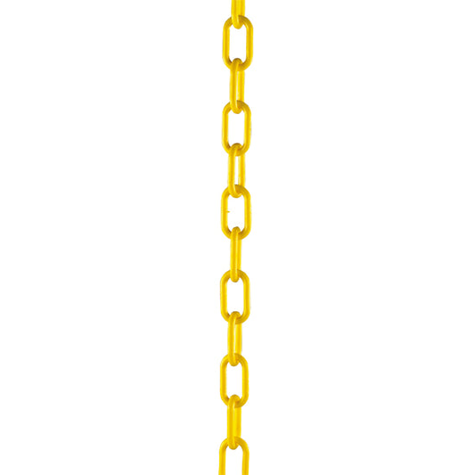Plastic Chain 10mm Short Link 25 Metre Yellow 328275