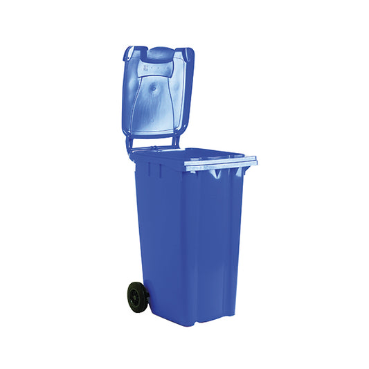 Wheelie Bin with 2 Wheels 120 Litre Blue 480x555x930mm 331106