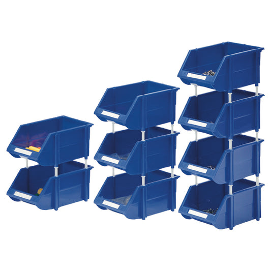 VFM Blue Heavy Duty Storage Bin (Pack of 12) 360235