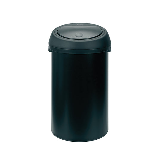 Touch Top Waste Bin 60 Litre Black 374038