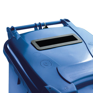 Confidential Waste Wheelie Bin 240 Litre Blue 377892