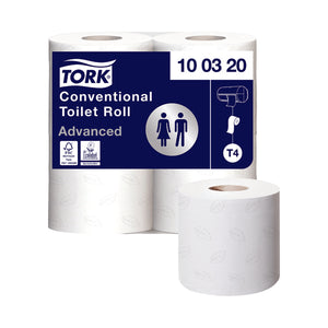 Tork Conventional Toilet Roll 2-Ply 320 Sheets (Pack of 36) 100320