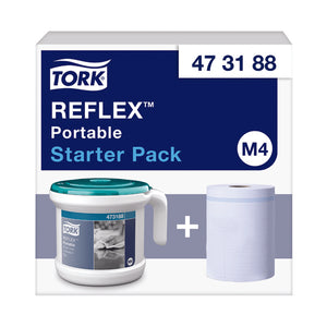 Tork Reflex Portable Dispenser and Roll Starter Pack 473188