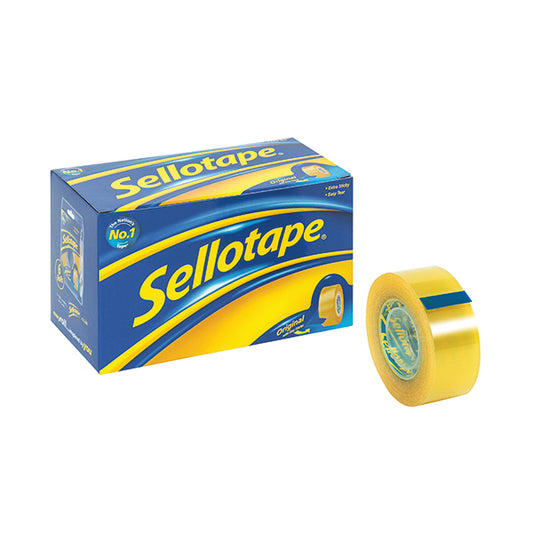 Sellotape Original Golden Tape 24mmx33m (Pack of 6) 1443254