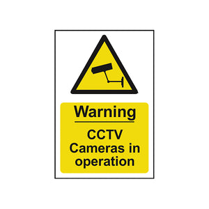 Spectrum Industrial Warning CCTV Cameras In Op S/A PVC Sign 200x300mm 1311