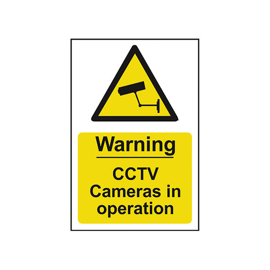 Spectrum Industrial Warning CCTV Cameras In Op S/A PVC Sign 200x300mm 1311